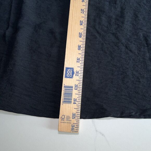 Kirundo One Shoulder Sleeveless Midi Dress Ruffle Black Pullover Size Small NWT - Picture 8 of 13